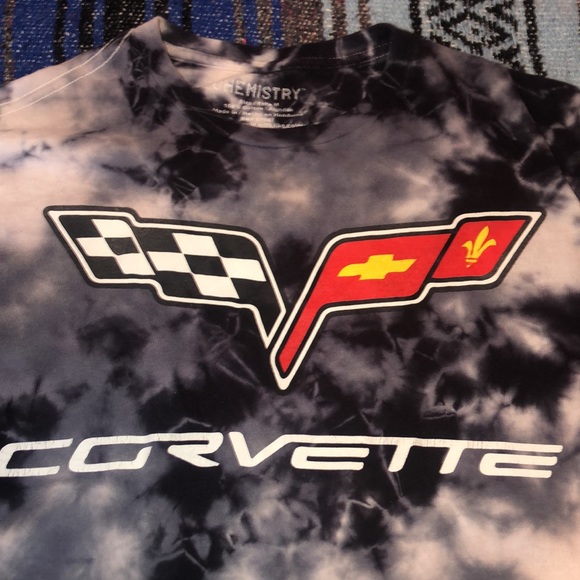 Classic Corvette Tie Dye Tee Shirt - Picture 3 of 6